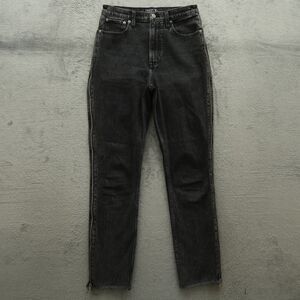 Abercrombie & Fitch Mom Jeans Women's 6L Gray Ultra High-Rise Denim 28.5" Inseam